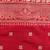 Red embroidered pure katan silk saree