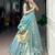 Women's Designer Paithani Silk Zari Woven Lehenga Choli with Paithani Border Dupatta