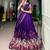 Kalamkari Printed Tussar Silk Lehenga Choli with Chinon Dupatta