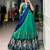 Kalamkari Printed Tussar silk blend Lehenga Choli with Chinon Dupatta