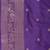 Purple embroidered pure katan silk saree