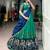 Kalamkari Printed Tussar silk blend Lehenga Choli with Chinon Dupatta