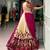 Kalamkari Printed Tussar silk blend Lehenga Choli with Chinon Dupatta