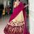 Kalamkari Printed Tussar silk blend Lehenga Choli with Chinon Dupatta