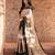 Black embroidered pure tissue silk saree