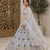 Women's Grey Floral Embroidered Sequins Work Lehenga Choli with Net Dupatta