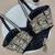 Black fancy cotton lace & handwork sleeveless blouse
