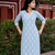 Rayon Printed Indian A-Line Blue Jaipuri Kurtas & Kurtis