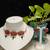 pushp lotus design necklace set