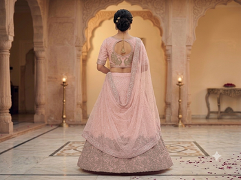 new designer party wear light weight lehanga chunni dress 3
