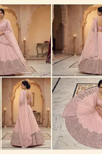 new designer party wear light weight lehanga chunni dress