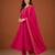 Embroidered Viscose Silk A-line Kurta Pant and Dupatta Set