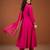 Embroidered Viscose Silk A-line Kurta Pant and Dupatta Set
