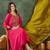 Embroidered Vichitra Silk Flared Kurta Pant and Dupatta Set