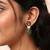 Multi color fashion earrings with trendy designer style