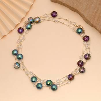 Multi color beaded mala with traditional handmade design 1