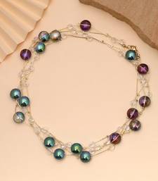 Multi color beaded mala with traditional handmade design