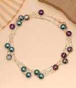 Multi color beaded mala with traditional handmade design