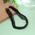 Black color magnetic beaded necklace with trendy style