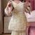 Women's Gorgeous Embroidery Work Georgette Silk Fabric Straight Kurta Sharara and Dupatta Set