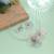 Silver color floral shape anti tarnish hasli necklace set