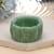 Green color stretchable acrylic fashion bangle design