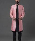 Indo silk kurta with embroidery work for men;s