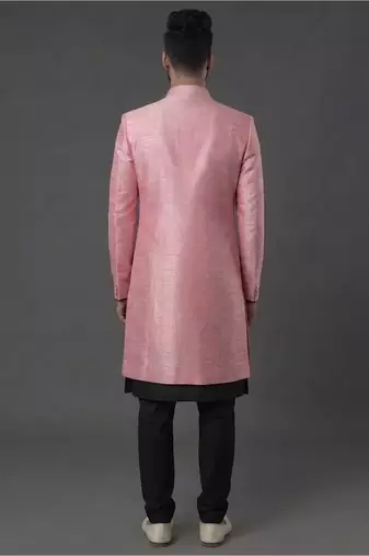 Indo silk kurta with embroidery work for men;s