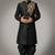 Indowestern sherwani silk kurta with embroidery work for men;s