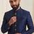 Indowestern sherwani silk kurta with embroidery work for men;s
