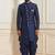 Indowestern sherwani silk kurta with embroidery work for men;s