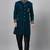 Blue indo velvet sherwani for mens
