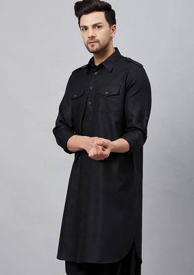 Black pathani indian ethnic wear 2