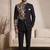 Black silk jodhpuri for men's wear