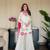 Embroidered Roman Glass Silk Straight Kurta Sharara and Dupatta Set