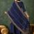Women's Gorgeous Embroidery Work Vichitra Silk Fabric Flared Kurta Pant and Dupatta Set