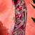 Wine linen floral printed casual saree with blouse piece