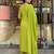 Embroidered Chinon Straight Kurta, Pant and Dupatta Set