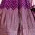 purple sequins chinon lehenga set choli with dupatta