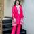 Embroidered Chinon Silk Straight Kurta Pant with Koti Set