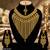 Indian bollywood gold plated kundan choker bridal necklace earrings jewelry set