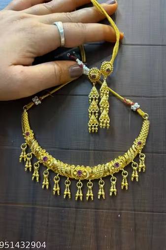 Indian bollywood gold plated kundan choker bridal necklace earrings jewelry set