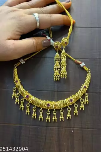 Indian bollywood gold plated kundan choker bridal necklace earrings jewelry set