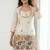 Embroidered Chinon Silk Straight Kurta & Blouse With Palazzo Set