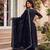 Printed Vichitra Silk Flared Kurta Palazzo and Dupatta Set