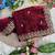 Maroon Color beads and Hand Work Sartin Saree