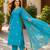  Women Gorgeous Viscose Embroidered Straight Kurta, Pant and Dupatta Set