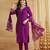 Embroidered Viscose Rayon Straight Kurta Pant and Dupatta Set