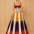 Multicolor Mirror Work Rayon Navratri Lehenga Choli