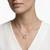 925 Sterling Silver Emerald Cut Purple Crystal Solitaire Pendant Necklace Set  for Women